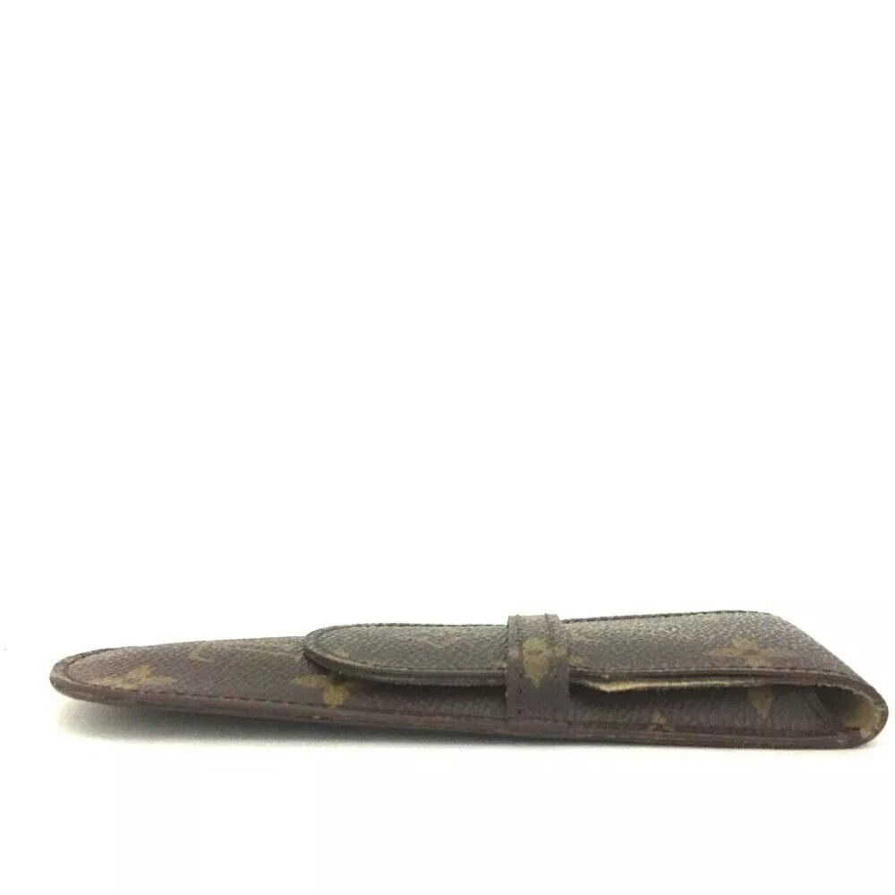 524162AF Louis Vuitton Pen Case Etui Stylos Brown Monogram - Picture 3 of 8